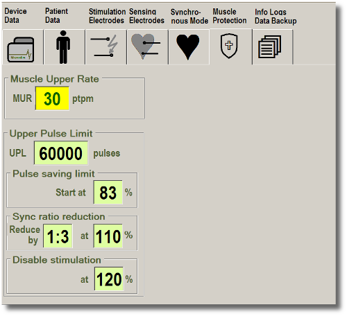 Muskelschutzfunktion